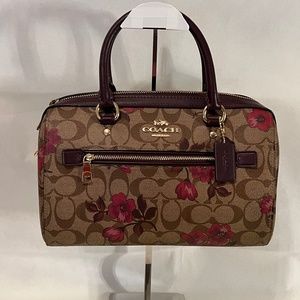 Coach Rowan Satchel in Signature Print